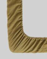 Lininė paklodė su guma (Sandy Beige) - Image 3