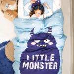 Medvilninis patalynės komplektas vaikams " LITTLE MONSTER "