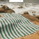 Rankšluostis FOUTA POSITANO (vert emeraude)