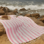 Rankšluostis FOUTA POSITANO (rose bonbon)