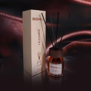 Namų kvapų difuzorius BIGHILL120 ml Leather, prabangus kvapas