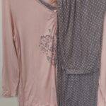 Pižama Pink Grey Dots