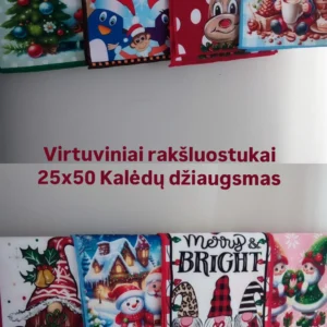 Kalėdinių rankšluostukų rinkinys 3vnt. 25x50