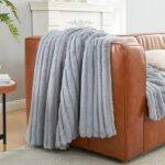 Elektrinė Šildanti antklodė pledas 180x160 CW StripesLight