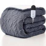 Elektrinė Šildanti antklodė pledas 180x160 CW SweaterDark