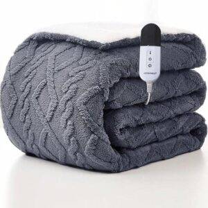 Elektrinė Šildanti antklodė pledas 180x160 CW SweaterDark
