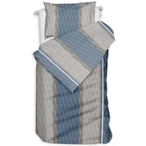 Flanelinė viengulė patalynė Skandinaviška mėlyna 140x200