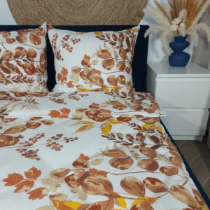 Flanelinė dvigulė patalynė Autumn Leaves 220x200
