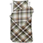 Flanelinė viengulė patalynė Retro langeliai 140x200