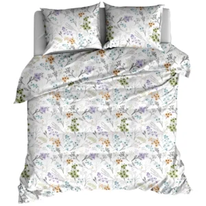 Flanelinė viengulė patalynė Spalvinga pieva140x200