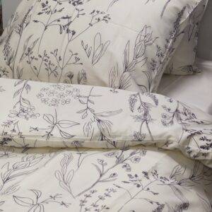 satino medvilnės patalynės komplektas (Vanilla Provance)
