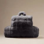 Atraminė skaitymo pagalvė Pompom Bedrest Antracite