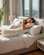 Ilga kūno pagalvė - Deluxe Cream