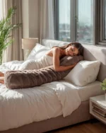 Ilga kūno pagalvė - Deluxe Rose Taupe