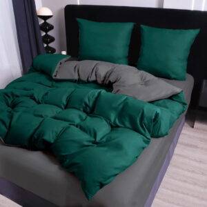 Dvigulis patalynės komplektas + paklodė su guma H10