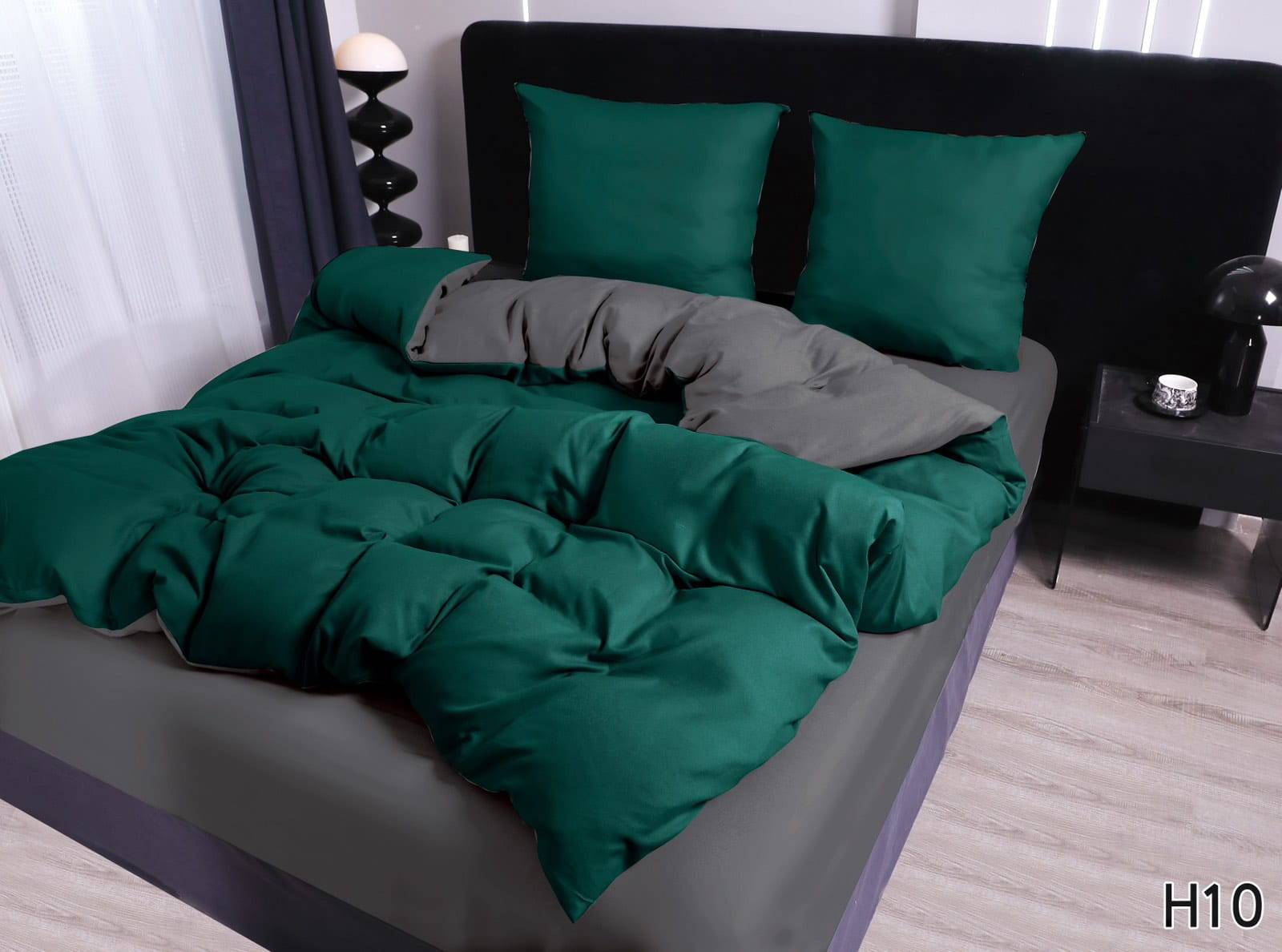 1000078659 (1) Dvigulis patalynės komplektas + paklodė su guma H10