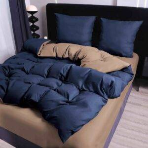 Dvigulis patalynės komplektas + paklodė su guma H03