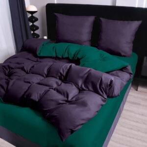 Dvigulis patalynės komplektas + paklodė su guma H19