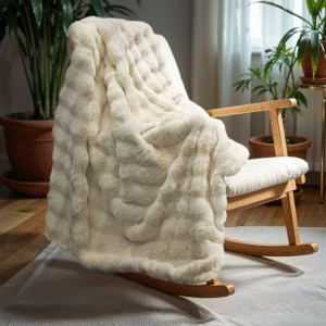 Pom "Rabbit" Kailio pledas Cream 240x200