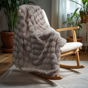 Pom "Rabbit" Kailio pledas Rose Taupe