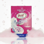 WC valiklis nuo kalkių ir kvapo Praf Bubble Gum Splash –  200 g( 2* 100g)