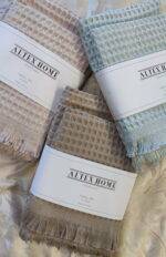 Vaflinis vonios rankšluostis 2vnt. Rinkinys