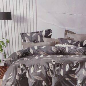 Dvigulis patalynės komplektas+paklodė su guma (D-135)