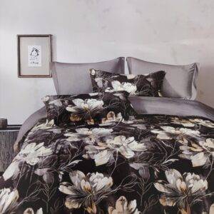 Dvigulis patalynės komplektas+paklodė su guma (D-152)