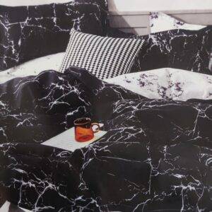 Dvigulis patalynės komplektas+paklodė su guma (D-021)