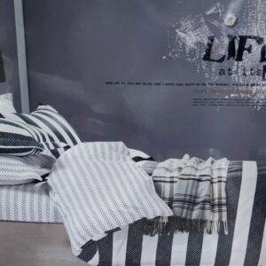 Medvilninis patalynės komplektas 160x200cm, 3 dalių B-304