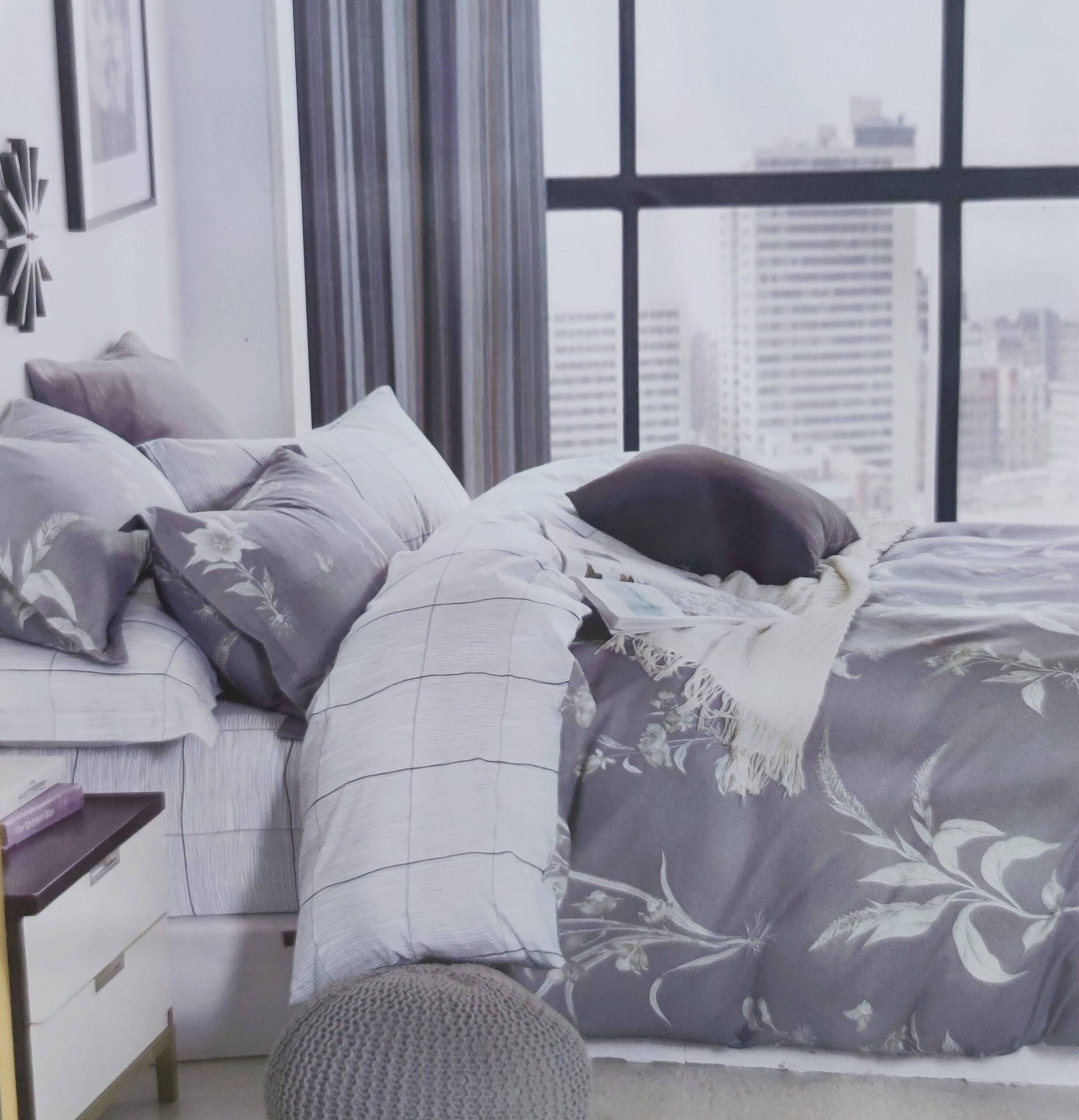 1000023102 (1) Dvigulis 180x200 cm medvilninis patalynės komplektas B-1052