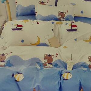 Medvilninis 140x200 patalynės komplektas M1938 Vaikams