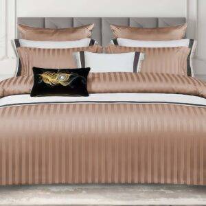 Dvigulis patalynės komplektas+pak.guma Filrow Stripes 65