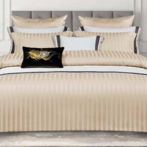 Dvigulis patalynės komplektas+pak.guma Filrow Stripes 72