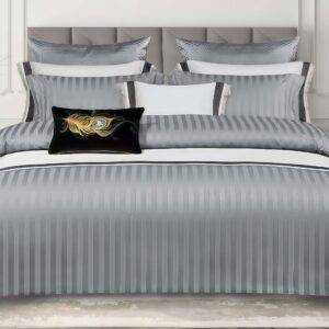 Dvigulis patalynės komplektas+pak.guma Filrow Stripes 48