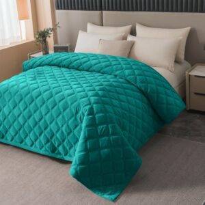 Lovatiesė 220x240 NNG-3408 Premium Velvet Žalia