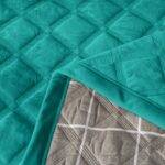 Lovatiesė 220x240 NNG-3408 Premium Velvet Žalia