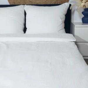 Muslino patalynės užvalkalų komplektas TULISEN Baltas