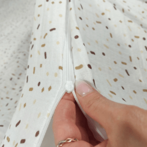 Muslino patalynės komplektas viengulis TULISEN Pabarstukai