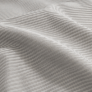 Juostuotas satino medvilnės 140x200 patalynės komplektas SILVER-LINES