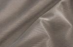 Juostuotas satino medvilnės 140x200 patalynės komplektas TAUPE-LINES