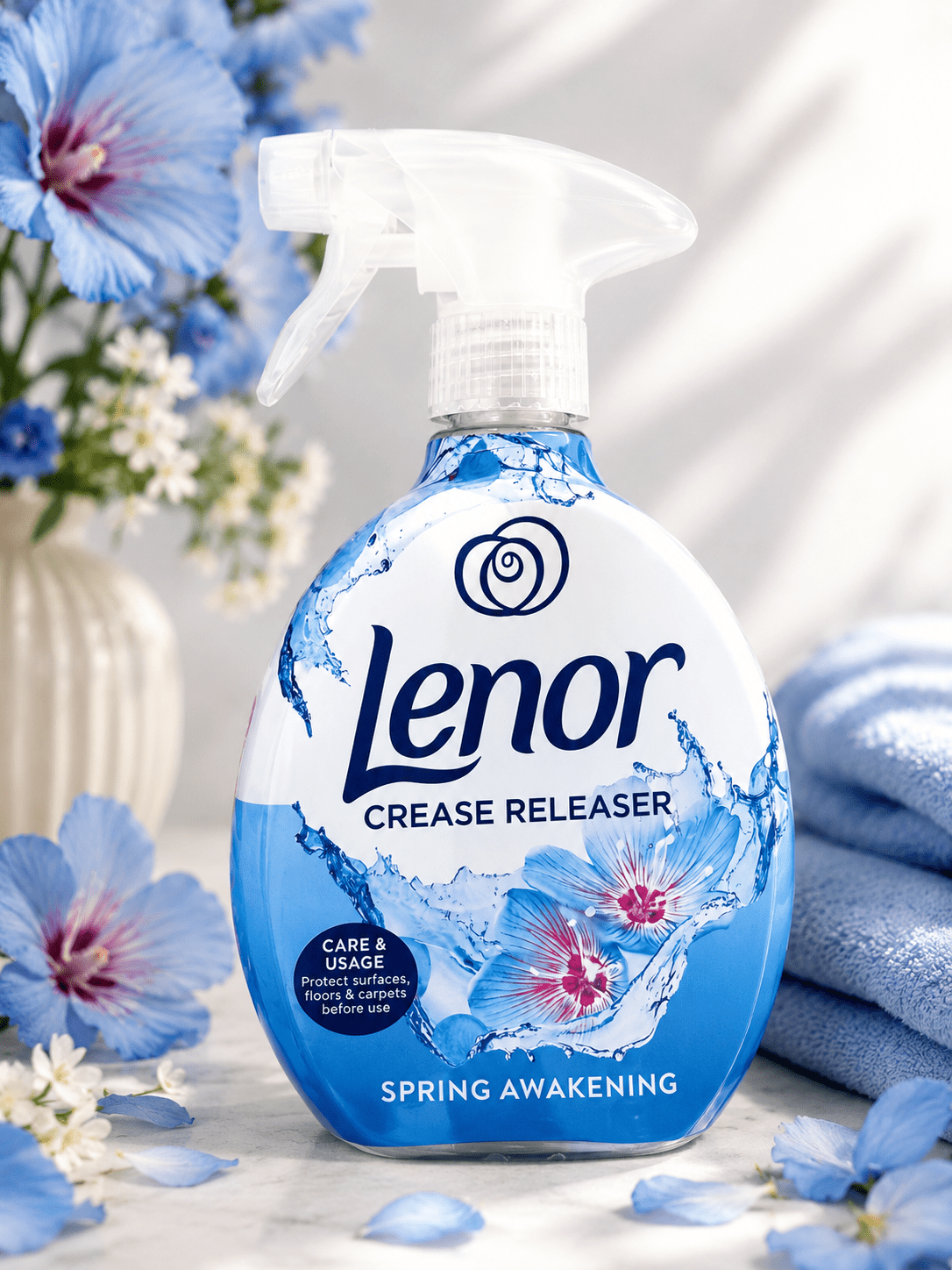 Lenor-spring-awakening Lyginimo purškiklis LENOR audinių raukšlėms naikinti