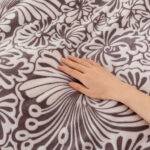 Viengulis 160x200 spausto rašto pliušinis patalynės komplektas 4 dalių SHL 3504 - Image 2