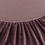 Viengulis 160x200 spausto rašto pliušinis patalynės komplektas 4 dalių SHL 3504 - Image 8