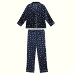 Šilkinė Pižama Emily's Royal Blue Love - Image 6